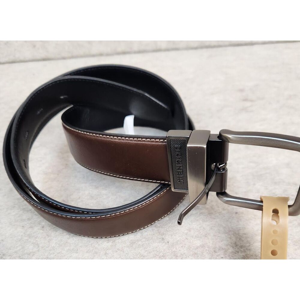 Dockers Men's Reversable Black & Brown Belt Size 34-36 Medium